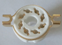 Tube Socket octal 8 pin CM gold  plated S8CMG 6L6GC 6550 EL34