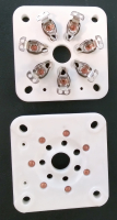 tube socket 7 pin ceramic 1 pc.813,FU-13,4E27,5-125B,8001