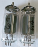 EL509/6KG6A NOS Svetlana matched pair tubes 6KG6A/6n45C =C= w/TOP CAP