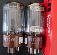 5881/6L6GC Tung-Sol Raytheon USA brand tested matched pair 