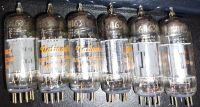 6463 Vacuum Tube special quality double triode 6 pc lot National brand mfg by GE